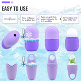 2 in 1 Set Ice Face Roller Ice Cube For Eye & Neck Reusable Facial Treatment to Tighten & Tone Skin Reduce Acne Skin Care Toools