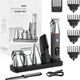 Resuxi LK-881 Waterproof Shaver Home Men's Multifunctional Electric Clipper Nose Hair Trimmer Set