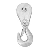 Metal Pulley Block, 1Pcs High Strength Steel Single Wheel Lifting Rope Pulley Block for Cable Flat Belt Pulleys (0.5 tons)