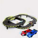 Electric Car Racing Children's Toy Racing Track Set Includes 2 Hand Controllers And 2 Cars Suitable