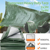 Thick Rainproof Cloth Military Green Truck Yard Sun Protection Wear-Resistant Waterproof Tarpau Sunscreen Heavy Duty Tarp