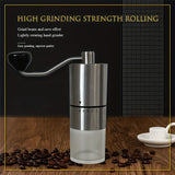 1pc Electric Mini Coffee Grinder Manual Blender Mini Hand-cranked Coffee Bean Grinder Household Small Bean Grinder Portable Freshly Ground Coffee Machine Hand-cranked Bean Grinder Stainless Steel Coffee Grinder Coffee Tools Coffee Accessories