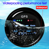 Digital Mini 52mm Speedometer Gauge + GPS Antenna Speed Sensor Motorcycle Boat Odometer Meter ATV UTV Marine 12V/24V