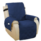 Waterproof armchair with sliding elastic band closure, Hine Wasable polyester PET - family friendly furniture protector