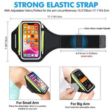 Outdoor Fiess Arm Mobile Phone Bag Card Headphone Storage for IPhone 14 Pro Max Samsung Xiaomi Running Accessories