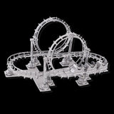 Laser-Cutting 3D Three-Dimensional Metal Assembly Model Set DIY Creative Puzzle F31104 Roller Coaster Ornaments Toy