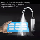 12 PCS Pet Fountain Replacement Water Filter Cartridges Compatible with Cat & Dog Mate Fountains