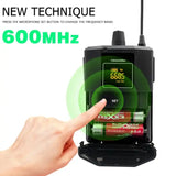 UHF Wireless Microphone Headset with Transmitter and Receiver Digital Display Bodypack Mic for Teaching Interview Lavalier New