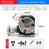 Horizontal Vertical High Precision 4-Slot Rotary Table for Milling hine