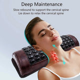 Jade Heated Bolster Neck Memory Cotton Pillow Tomarin Stone Warm Pillows For Cervical Spine Pain Relief