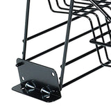 Metal 3-Tier Pull Down Spice Rack - Retractable Capacity Shelf Organizer for Cabinet A