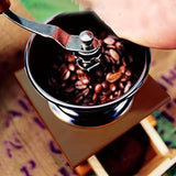 1pc, Vintage Manual Coffee Grinder, Burr Hand Crank Coffee Grinders, Wooden Vintage Style Hand Coffee Grinder, Classic Coffee Mill Hand Crank Coffee Grinders, Coffee French Press