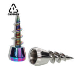 CRUSHER Spiral Style Hookah Head Metal 23mm Tobacco Bowl for Beverage Bottle DIY Chicha Cachimba Pipe Smoking Accessories