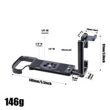 adjustable Vertical Quick Release L Plate/Bracket Holder hand Grip hotshoe for Nikon Z6III camera