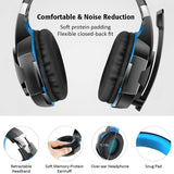 Game cable headphones with condenser microphone, 3.5mm socket, volume control, and sound insulation