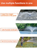 Reservoir Small Drainage Irrigation 3-inch Aerator Floating Water Pump for Fish Pond and Shrimp