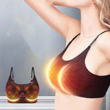 Electric Breast Massager Bra Chest Enhaner With Hot Compress Vibration Breast Up Massage Increas Growth tools