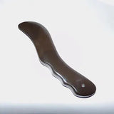 Black Bian Stone Gouache Scraper Massage Stick Knife Shape Body Point Meridian Massager Physical Therapy Gua Sha Beauty Tool