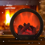 Woodwood fireplace wind lamp touch switch intelligent simulation of charcoal decoration (excluding batteries)