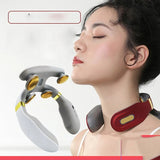 Cervical massage instrument dynamic intelligent heating pulse therapy shoulder massager neck guard