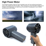 70mm Brushless Motor Jet Fan High Power Dust Blower Handheld Ducted Turbofan Keyboard Cleaning Tool with XT60 Battery Interface