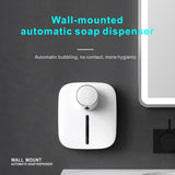 USB Rechargeable Multifunctional Wall Mounted Automatic Infrared Sensor LED Digital Display Foam Soap Dispenser