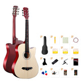 38 Inch Acoustic Guitar with Starter Kit and Gig Bag - Classical Student Guitar for Kids, Boys, Girls, Teens, Beginners