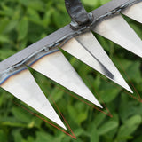 4/5/6/7 Teeth Multifunctional Weeding Hoe Rake Gardening Lawn Rake Grasping Raking Loosening Soil Garden Agricultural Farm