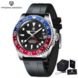 PAGANI DESIGN V4 GMT Watches Men's Luxury Automatic Mechanical Wristwatch Sapphire Glass 40MM Stainless Steel Waterproof Watch