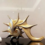 European retro conch creative home, living room, TV cabinet, soft decoration, handicraft decoration