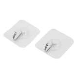 Strong Transparent Suction Cup Sucker Wall Hooks Hanger For Kitchen Bathroom Home (6 )