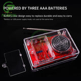 FM Radio Electronic Kit Adjustable Frequency 150Hz-20KHz Digital Display DIY Soldering Project Practice Solder
