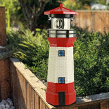 Outdoor sun resin, rotating headlights, garden, PAISE, decorative lights, warning lights