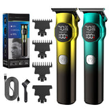 2024 New Resuxi LM-661 Rechargeable Trimmer Oil Head Electric Push Shear Hairsalon Home Men's Carved Hair Clipper