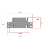 Metal Double Motor Simulated Winch For 1/10 RC Crawler Car Axial SCX10 TRAXXAS TRX4 D90 KM2 Upgrade Parts Accessories