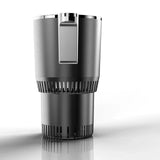12V 24V Smart Car 2-In-1 Hot And Cold Cup Drinks Holder Home Fast Refrigeration Coog/Heating Mini Touch Screen Beverage Mug