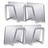 4-PACK Sponge Holders For Kitchen Sink, Strong Adhesive Small Sponge Holder