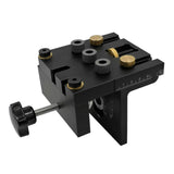 Multifunction Woodworking Doweling Jig Kit Adjustable Drilling Guide Puncher Locator Clip Carpentry Furniture Connecting Tool