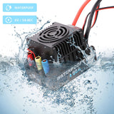 Waterproof 3650 4300KV Brushless Motor With 60A 2-4S Lipo ESC Programming Card Combo Set For 1/10 RC Car Truck