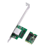 22x30mm M.2 A and E Key to 1 Port 10/100/1000Mbps Gigabit Ethernet NIC Network Card