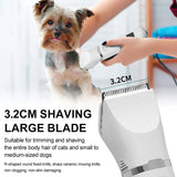 Professional Dog Hair Clipper USB Rechargeable Pet Trimmer Cat Shaver Cutting hine Puppy Grooming Haircut Low Noice