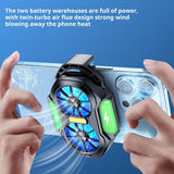 Silent Adjustable Fan Rechargeable Wireless Mobile Phone Radiator with Semi-conductor Heat Dissipation for Universal