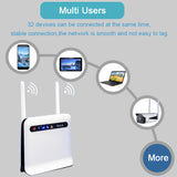 CP9-12 4G Modem External Antennas Mobile Wireless Hotspot Portable 4g CPE Wifi Router With Inbuilt Batteries