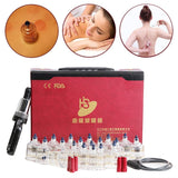 10/19 Cans Vacuum Hansol Acupunture Cupping Therapy Set Suction Cups Body Massager Pain Relief Guasha Ventosa Mase Facial Jars