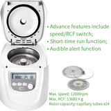 Laboratory hine Safety Easy Operation LCD Brushless DC Motor Multi-function Hematocrit Centrifuge DM1424