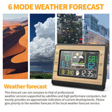 Color Screen Weather Forecast Temperature and Humidity Meter Multifunctional Electronic Alarm Clock Barometric Measurement