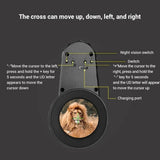 Head-Mounted HD Night Vision Goggles with Elastic Head Strap 7X Visual Distance 350M Riflescope Rechargeable for Hunting Camping