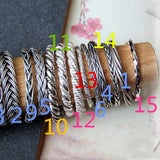 Sterling Silver Bracelet Retro Old Matte Handmade