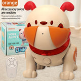 AI Intelligent Voice Dog Touch Sensing Recording And Repeating Remote Control Machine Dog Early Education Puzzle Electric Toys