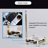 Bluetooth 5.0 Receiver Music Audio Adapter Module Wired Speaker Transmitter Support U Disk TF Card 3.5mm AUX App Control